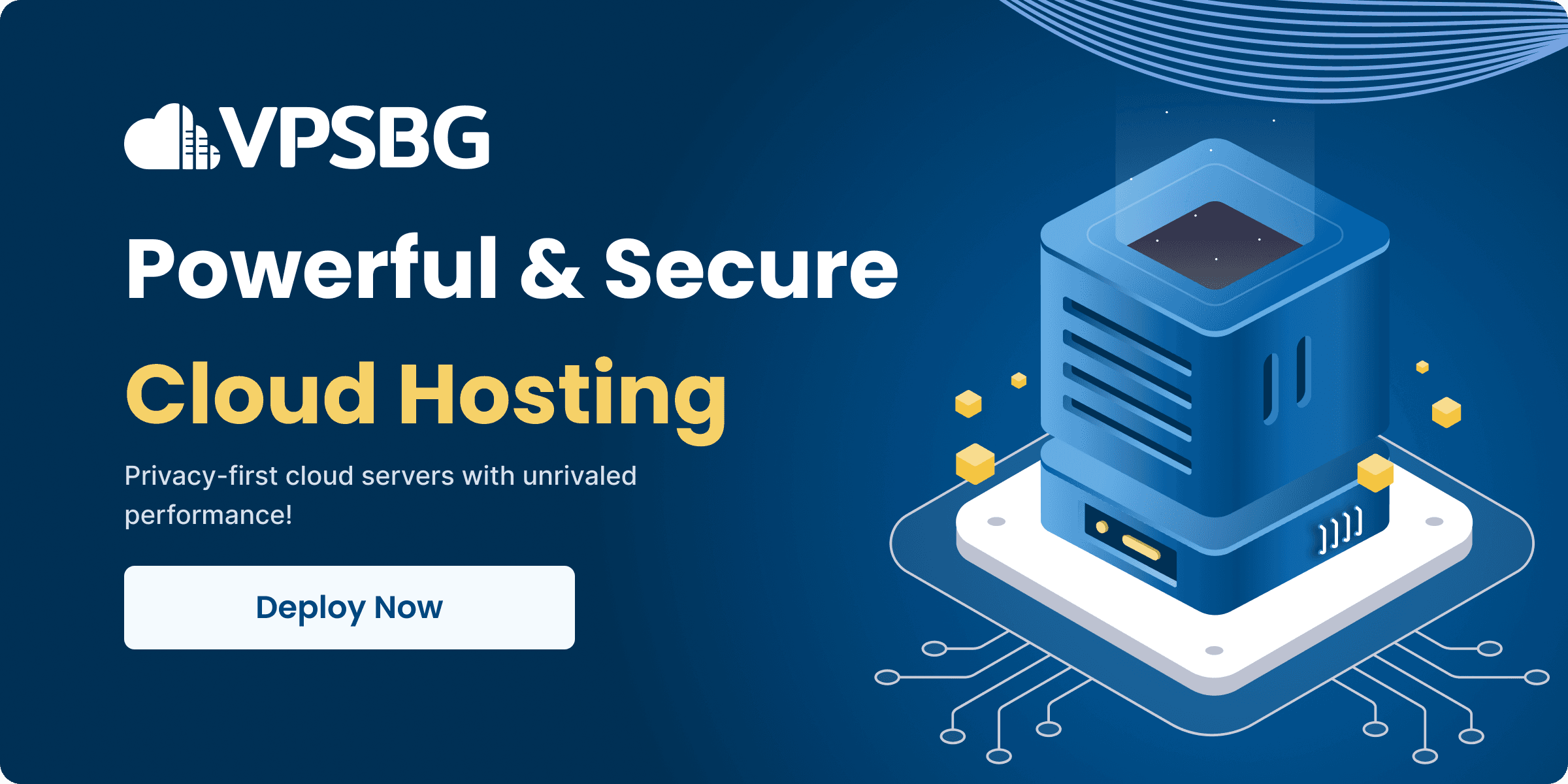 VPSBG affiliate banner: Deploy Your Server in Seconds